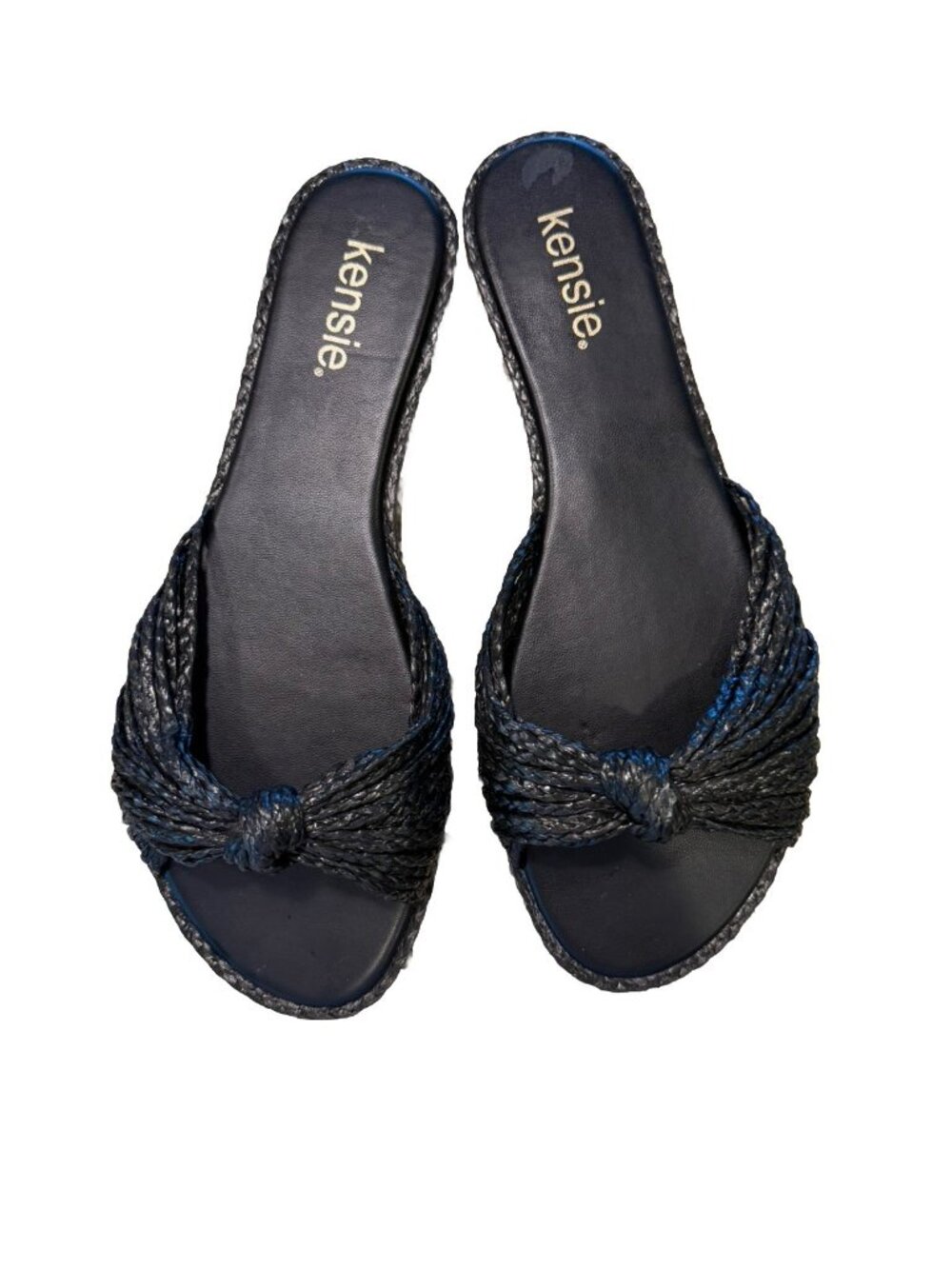 Kensie Sandals SZ 8.5 Women's Black - Picture 1 of 6